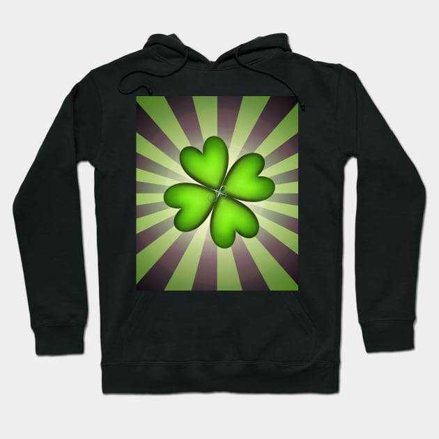 Four Leaf Clover Hoodie by LibrosBOOKtique